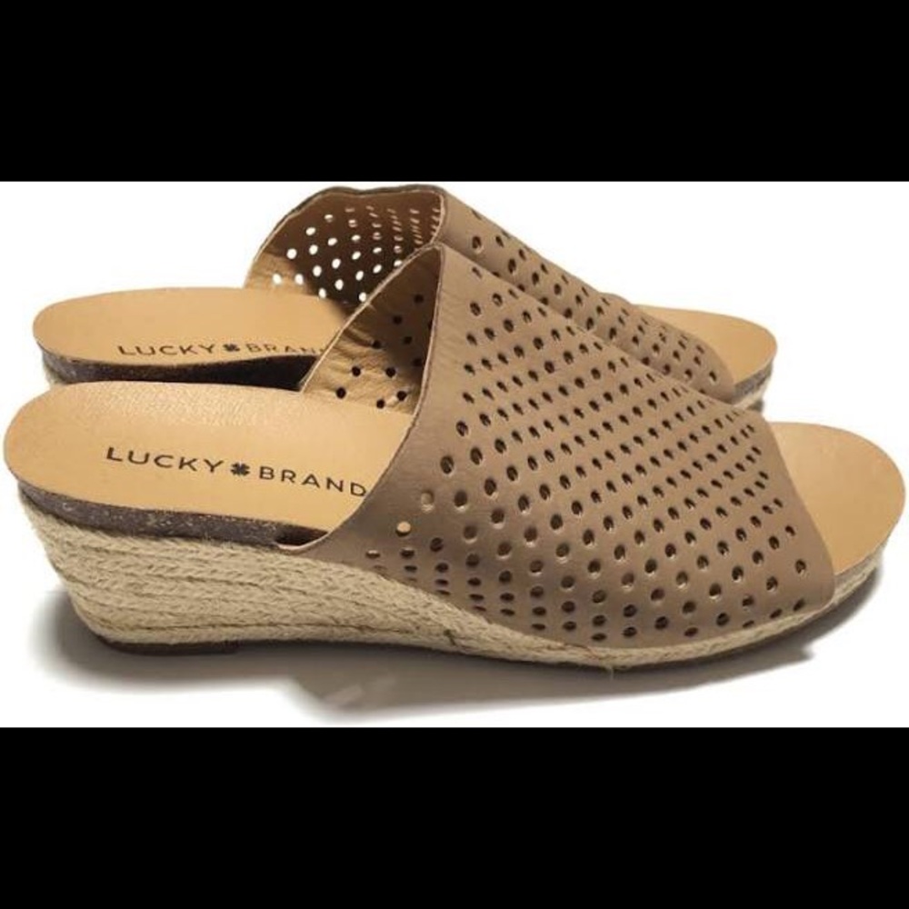 ✨SALE✨ Lucky Brand open toe mules - Size 7